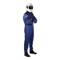 Racequip Racequip 110027 SFI-1 Single Layer Racing Driver Fire Suit; Blue - 2XL RQP-110027